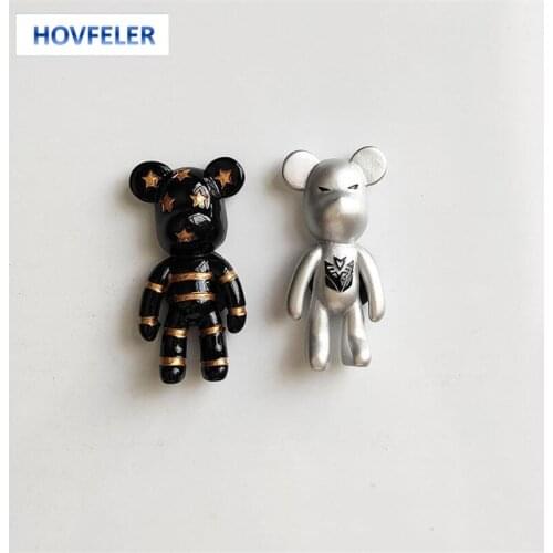 HOVFELER Gloomy Bear Fridge Magnets Cute Animal Refrigerator Magnetic Sticker Home Decoration Accessories Gift