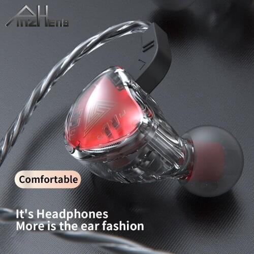 PINZHENG Earphones Wired Headphones For Xiaomi Samsung Smartphone Earphone Headset HIFI Earbuds In Ear Sports Headphone Micro