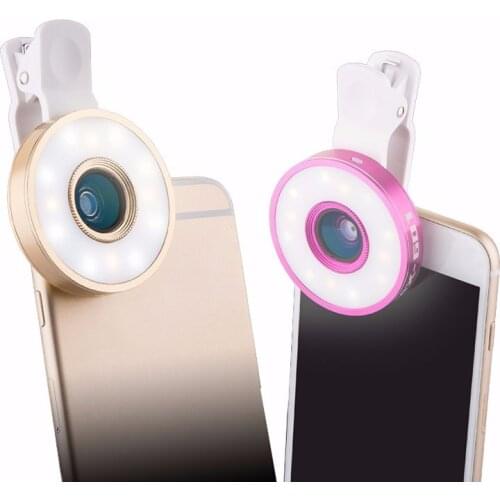 New 6in1 LED Flashlight Fish Eye Lenses Wide Angle Macro Phone Camera Lens For Nokia Lumia 1020 630 640 Asus zenfone 2 ze 551 ml