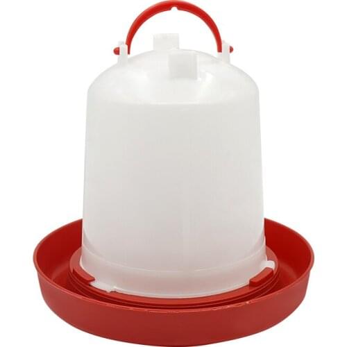 1.5L Chicken Waterer Plastic Poultry Drinker Farm Animal Waterer Bucket for Chicken Quail Poultry Bird Drinking Fountain 2Pcs