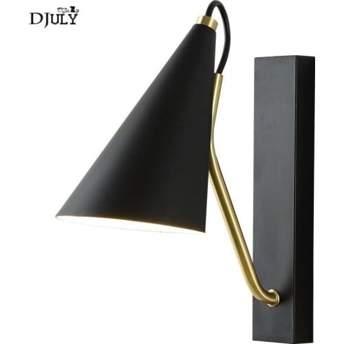 Nordic Minimalism designer led wall lamp for bedroom bedside stairs modern home deco study reading wall light Business luminaire