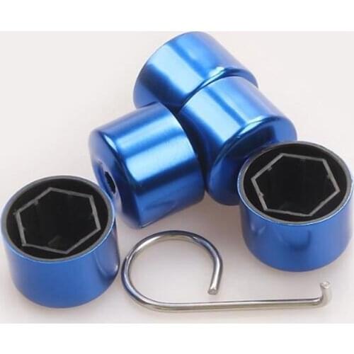 1-5pcs/lot Aluminium Alloy Wheel Hub Covers Nut Bolt Cap for Volkswagen