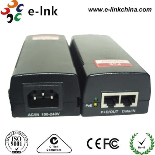 1 Port 10/100Mbps 15.4W PoE Adapter