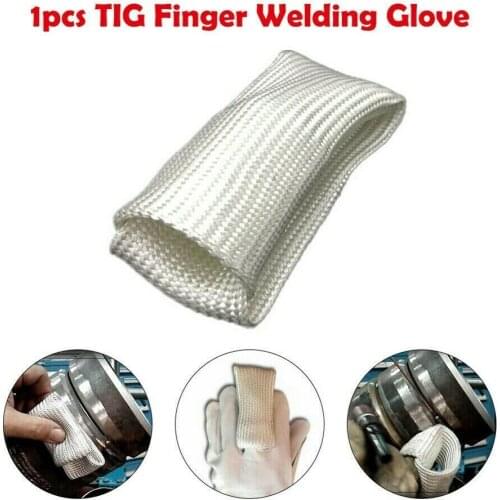 1pc Finger Welding Gloves Heat Shield Cover Guard Protection For TIG Weld Monger Heat Shield Cover Guard Industrial Protective E