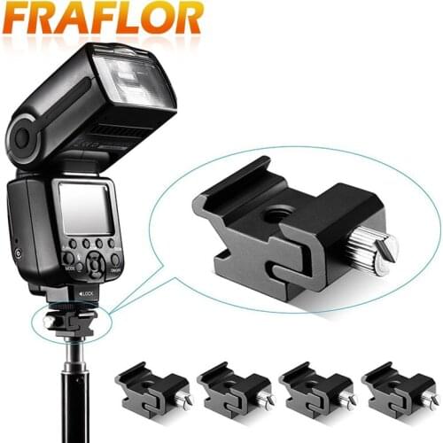 3pcs Metal Camera Flash Hot Shoe Mount Adapter External Flash Accessories Machine Dome Light Accessories/Base Seat Cold Shoe 1/4