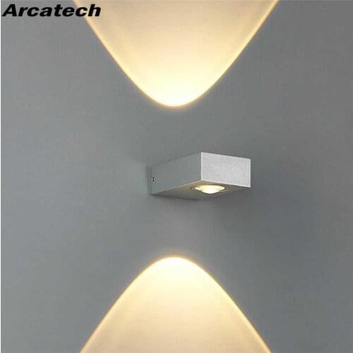 6W LED Wall Light Outdoor Waterproof IP65 Modern style Indoor Wall Lamps Living Room Porch Garden Lamp NR-29