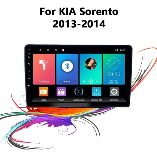 Eastereggs For KIA Sorento 2013-2014 Car 9" 2.5D Android 8.1 Car multimedia GPS Player Radio Stereo Head Unit Navigation