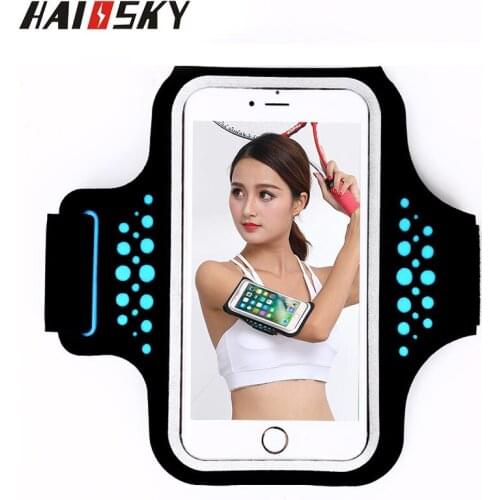HSK93 5.2 Inch Sports Running Armbands Case For iPhone 12 13 Mini X XS 11 Pro 6 6s 7 8 SE 2020 Gym Handphone Pouch Bag For Redmi