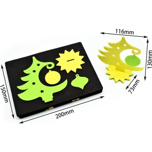 Wood Cutting Dies Mold Diy Christmas Tree Scrapbooking Craft Leather Mold Suitable For Common Big Shot Machines