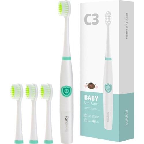 Childrens Electric Toothbrush Mini Portable Sonic Battery Soft Fur Waterproof Travel Toothbrush Kids Electric Toothbrush