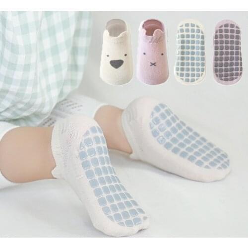 Kids Soft Cotton Autumn Winter Socks Boy Girl Baby Cute Cartoon Warm Solid Color Fashion Sport Socks Children Gift Toddler Socks