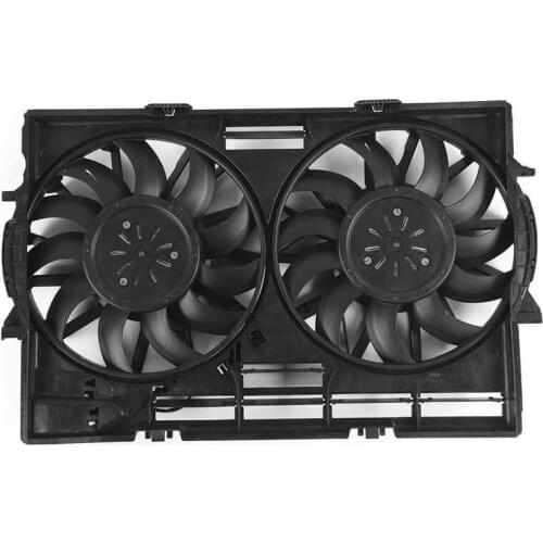 400W+400W Engine Cooling Dual Fan Assembly 4H0121207C Fit for S6 S7 2013 2014 2015 4H0959455AC 4H0959455AB