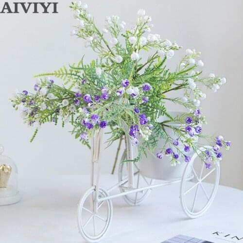 High quality DIY artificial flowers single star full moon fake silicone plant wedding family party decoration