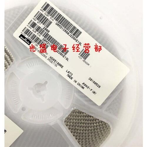 GRM31CR60J226KE19L SMD MLCC 1206 22uF(226) ±10% 6.3V Ceramic Capacitor GRM31CR72J153KW03L SMD MLCC 1206 15nF(153) ±10% 630V