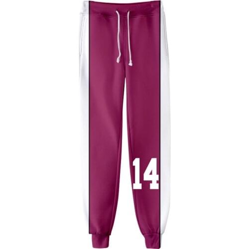 2020 New Autumn Winter Casual Haikyuu 3d Printed Sport Pants
