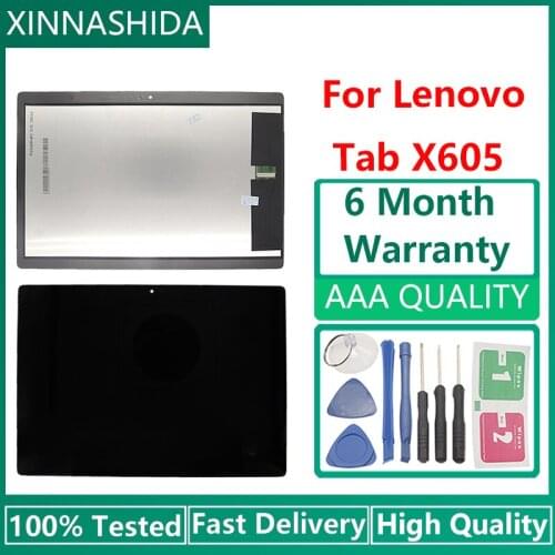 New For Lenovo Tab 5 Plus Tab M10 TB-X605L TB-X605F TB-X605M TB-X605 LCD Display Touch Screen Digitizer Assembly +Free Tools