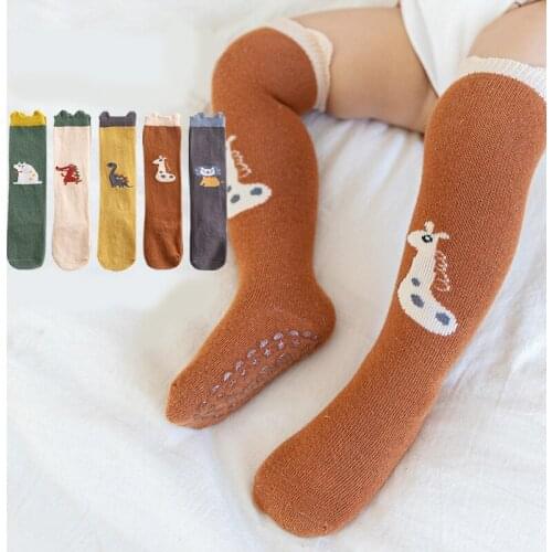 2021 Autumn Winter New Baby Animal Three-dimensional Stockings Dispensing Non-slip Baby Over-the-knee Socks For Boys And Girls