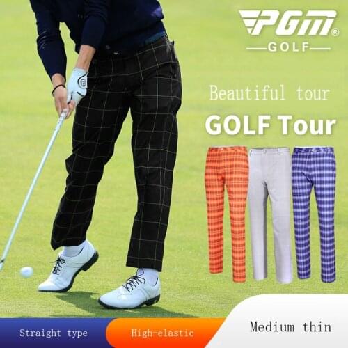 Spring New Products PGM Men Golf Pants Male Sportswear British Style Trousers/Tennis Pants Straight Type Breathable High Quality