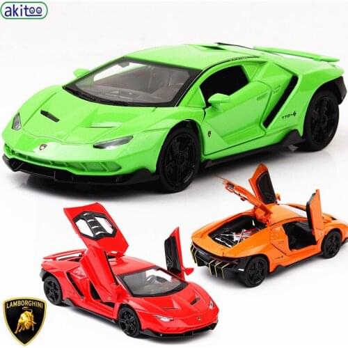 Akitoo Super running model alloy car model lp770 simulation alloy car sports car model car decoration perfume #2432