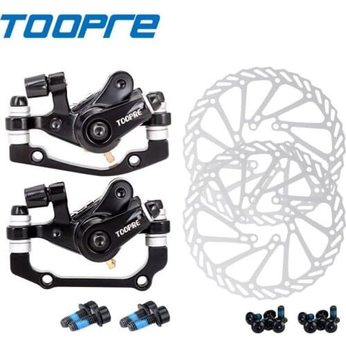 TOOPRE Mountain bike disc brake brake F160/R140 F180/R160 electric bicycle set bicycle universal cable disc front and rear clamp