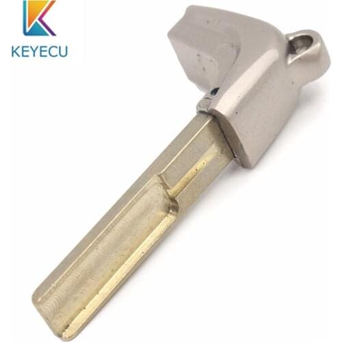 KEYECU Replacement New Uncut Smart Remote Emergency Key Blade Blank Insert FOB For Lexus CT200 GS350 IS250C