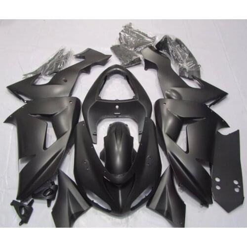 2021 WHSC Customized Motorcycle Fairing Kit For KAWASAKI 10R 2006-2007 Black