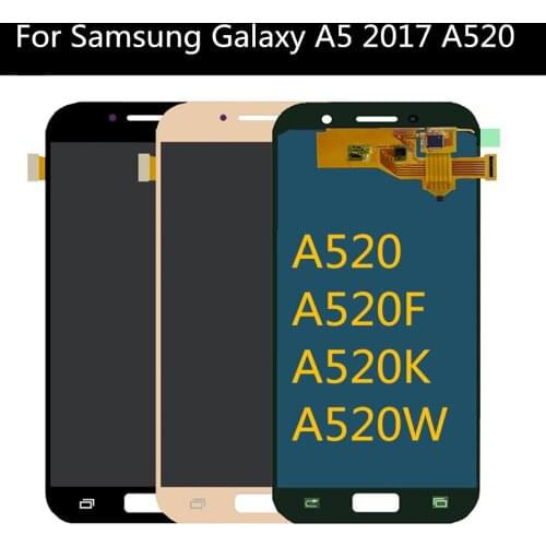 4.5" TFT For SAMSUNG GALAXY A5 2017 A520 A520F A520K LCD Display Touch Screen Digitizer Assembly For Samsung A5 2017 lcd