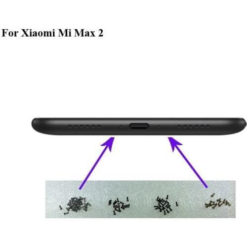 4pcs For Xiaomi Mi Max 2 Max2 Buttom Dock Screws Housing Screw nail tack Mi Max2 Max 2 Phones Screw nail