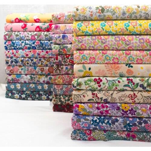 50*160cm Cotton Fabric Printed Cloth Sewing Quilting Fabrics for Patchwork Needlework DIY Handmade Material