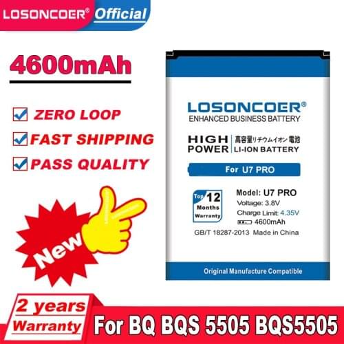 4000mAh for BQ BQS-5505 / BRAVIS A551 Oukitel U7 Pro Battery Cellphone Batteries