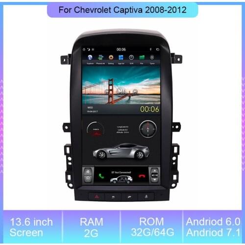 Andriod 6.0 Car Radio DVD Player 13.6'' For Chevrolet Captiva 2008-2012 Stereo GPS Navigation Multimedia Player