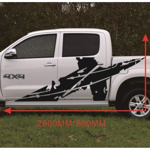 Car Stickers and Decals 4X4 Graphics Vinyl Decal Car Pickup Truck Decal Auto Styling Decoration Accessories