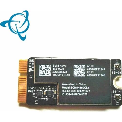 BCM94360CS2 Wireless-AC WIFI Bluetooth BT 4.0 Airport 802.11ac Card For Macbook Air 11" A1465 13" A1466 2013 MD711LL/A MD760