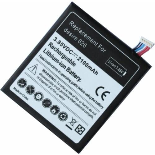 Ciszean 5pcs/lot 2100mAh B0PKX100 / BOPKX100 Replacement Battery For HTC Desire 626 D626W D626T 626G 626S D262W D262D A32