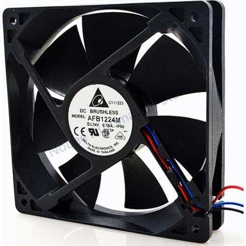 DELTA AFB1224M F00 R00 24V 0.18A 12025 12CM Servers/Inverter Fans