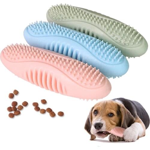 Hot Sale Durable Dog Chew Toys Rubber Bone Toy Aggressive Chewers Dog Toothbrush Doggy Puppy Dental Care For Dog Pet Accessories