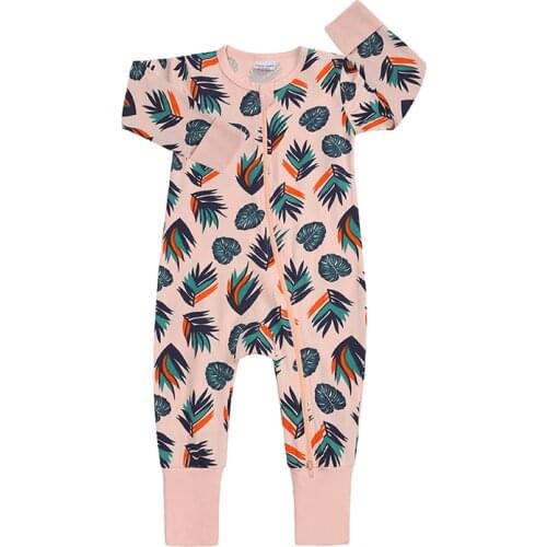 New Style For Newborn Baby Romper Baby Girl Boy Clothing Long Sleeve Leaf Pattern for Baby Boy Overalls Infant Clothes Jumpsuits