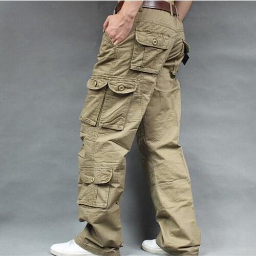 2019 New Overalls Hip Hop Mens Long Trousers Men Baggy Casual Pants Plus Size 38 Mens Bottoms