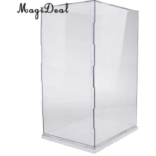 MagiDeal Plastic 1/60 Model Dustproof Protection Model Display Box Case for Gundam PG Model