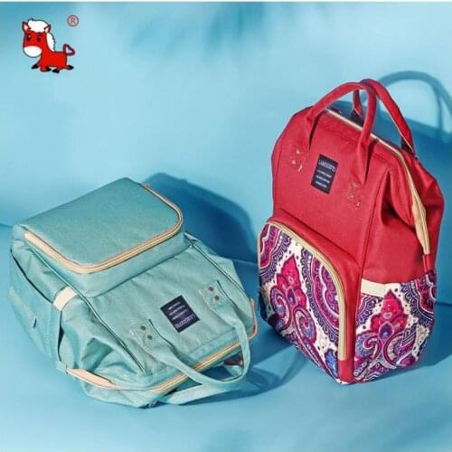 Fashion Travel Backpack Baby Care Bag For Mom Dad Green Red Mommy Diaper Bag Large Capacity Baby Nappy Bags Desiger Nursing Bag