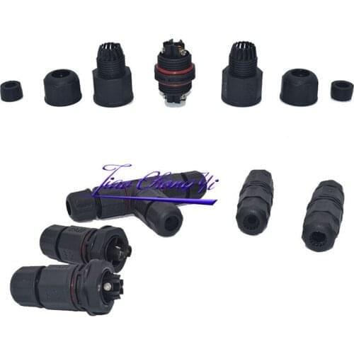 New 2Pin 3Pin T LED Waterproof Quick electrical Cable Wire Connector Cable Plug