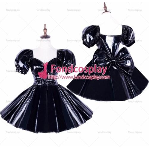 Gothic lolita punk PVC dress Costume Tailor-made [G1657]