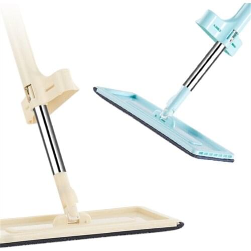 Flat Squeeze Mop Hand-free Twist Floor Cleaning Mop Microfiber Mop Pad Wet or Dry Hardwood Laminate Floor Wet and Dry