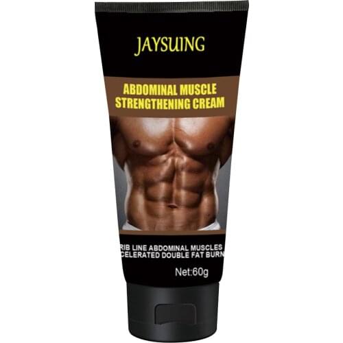 Anti Cellulite Weight Loss Strengthening 60g Abdominal Muscle Cream Powerful Slimming Fat Burning Fitness Sports Portable