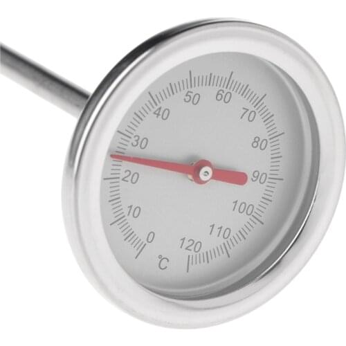 85WC 50cm Premium Stainless Steel Compost Soil Thermometer Garden Backyard 0℃-120