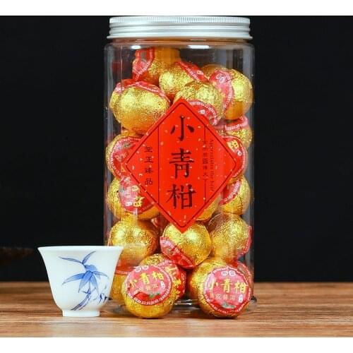 Premium Quality Xiao Qinggan Orange Peel Ripe Pu'er Dried Tangerine Cook Pu'er Wholesale 1 box Free Shipping 250g