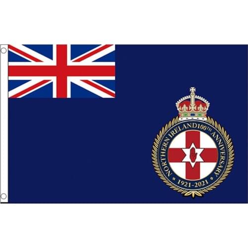 Xvggdg 100 years Northern Ireland national flags 90*150cm North Ireland polyester hanging flag For Decoration party