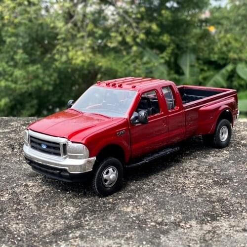 1/32 Ford F-350 Alloy Pickup Cars Model Ornaments Metal Diecast Car Door Openable Kids Toy