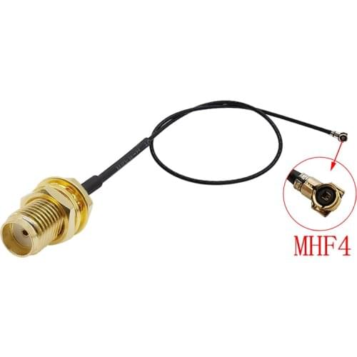 1Pcs SMA Female Jack to MHF4 IPX IPEX U.FL 0.81 Cable Pigtail Jumper Connector for 0.81mm Mini PCI WiFi Card Wireless Router