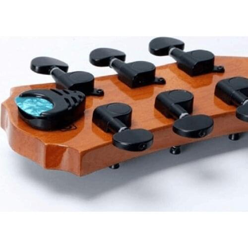 10pcs Colorful Plastic Guitar Pick Plectrum Hearted Shape with Holder Case